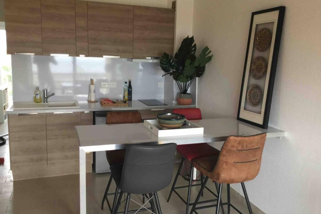 T3 Vue Exceptionnelle Avec Acces Prive A La Plage, Wifi, Clim - Dansnotreappart-Com - Valras-Plage Exterior foto